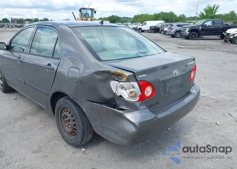 2007 Toyota Corolla Ce из США, поврежденный, VIN 2T1BR32E57C851302